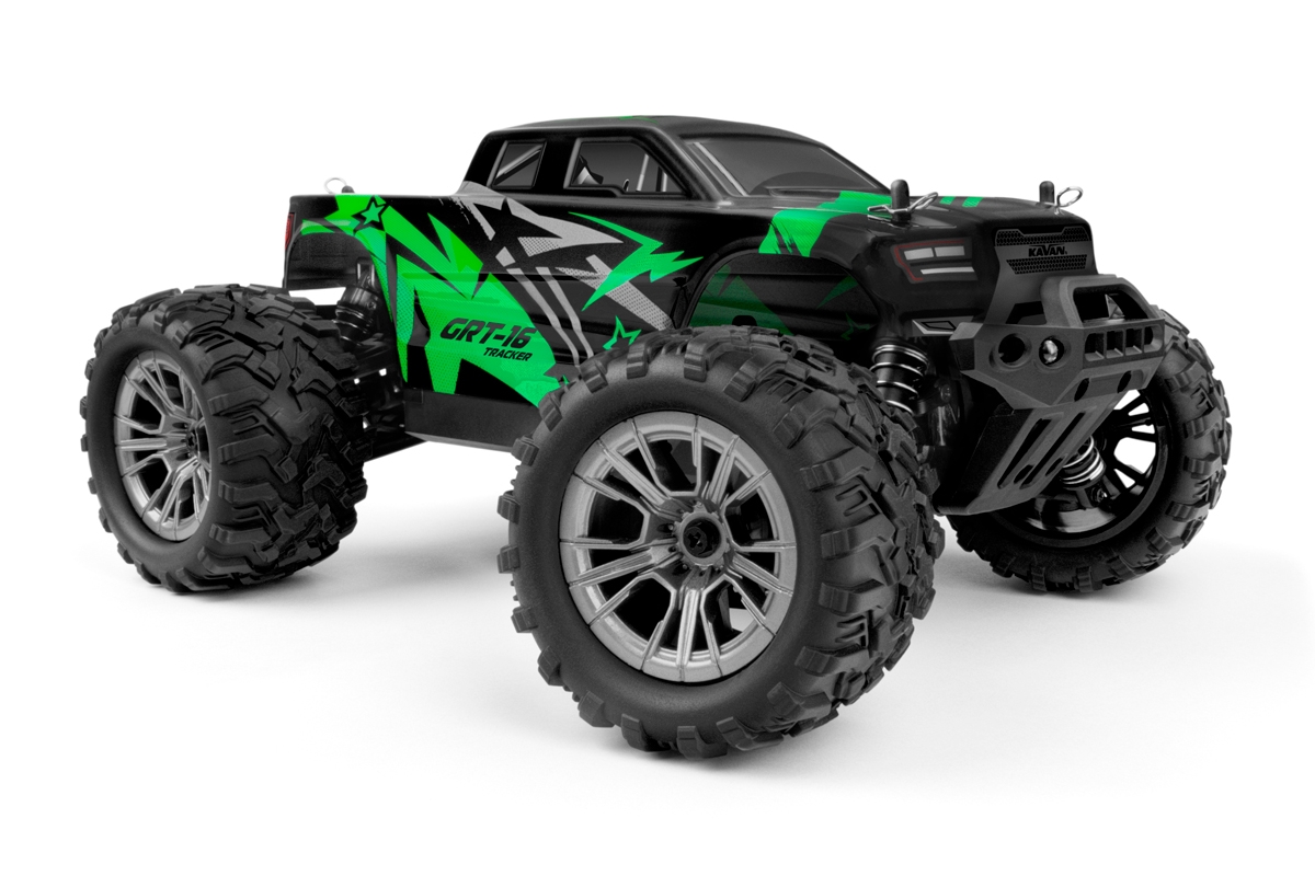 KAVAN GRT-16 Tracker RTR 4WD Monster Truck 1:16 - zelený