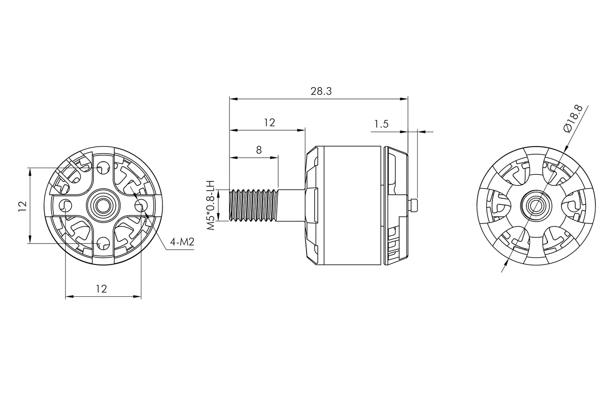 KAVAN Brushless Motor PRO 1915-3750 | pkmodelar.cz