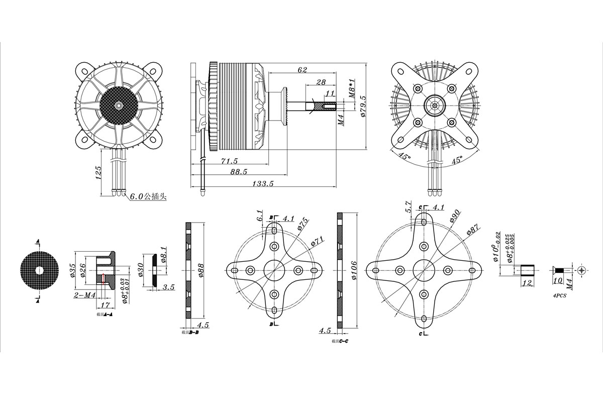 KAVAN Brushless Motor PRO 8055-190 | pkmodelar.cz