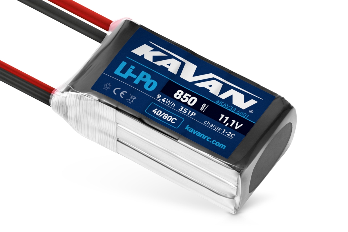 KAVAN Li-Po 850mAh/11,1V 40/80C 9,4Wh