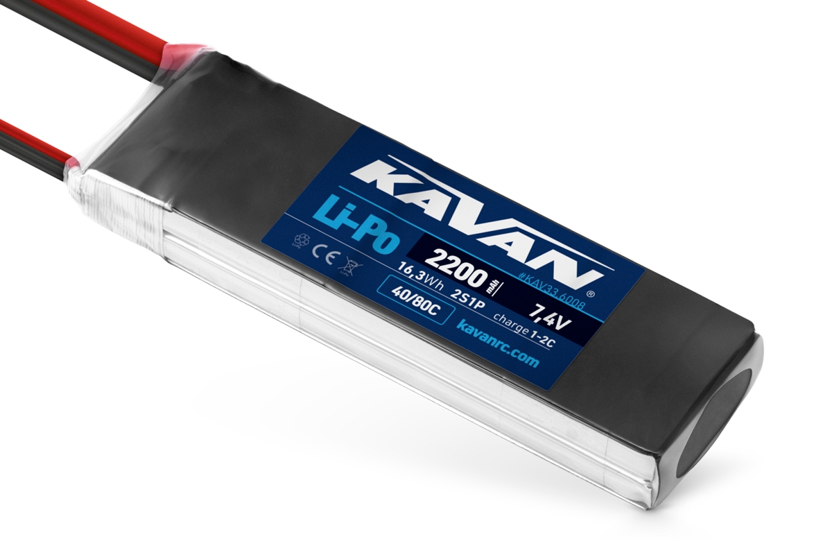 KAVAN Li-Po 2200mAh/7,4V 40/80C 16,3Wh