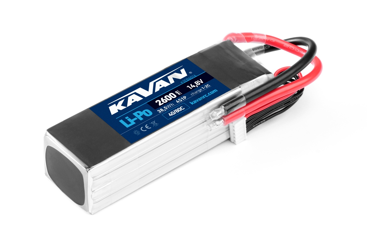 KAVAN Li-Po 2600mAh/14,8V 40/80C 38,5Wh | pkmodelar.cz