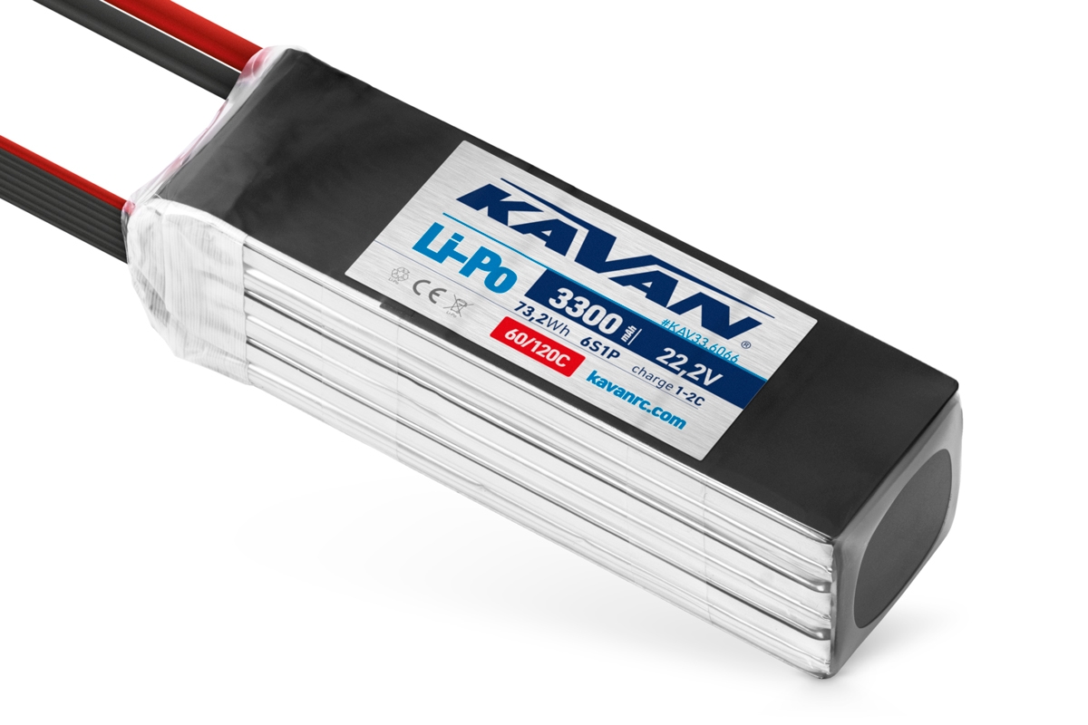 KAVAN - Li-Po 3300 mAh/22,2 V 60/120C, 73,2 Wh