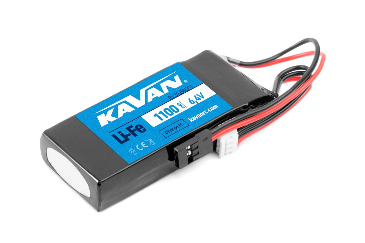 KAVAN Li-Fe 1100mAh/6,4V RX | pkmodelar.cz