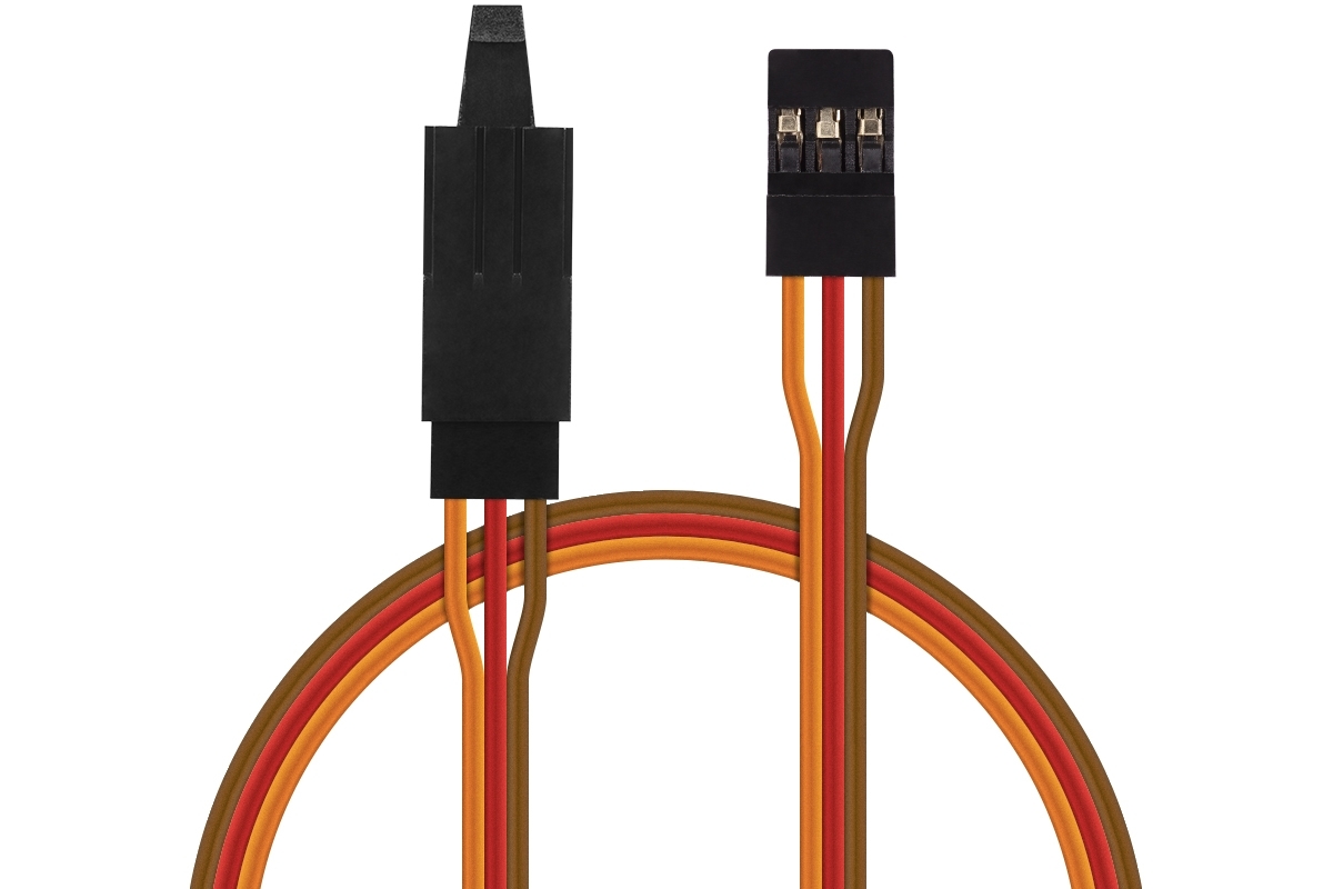 Prodlužovací kabel 90cm JR s pojistkou (PVC)