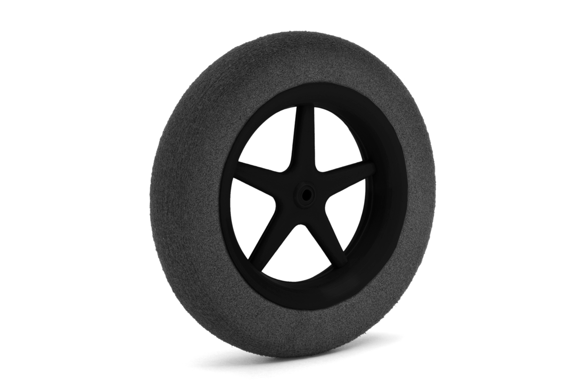 Mechové kolečko loukoťové lehké 45mm, 1 ks.