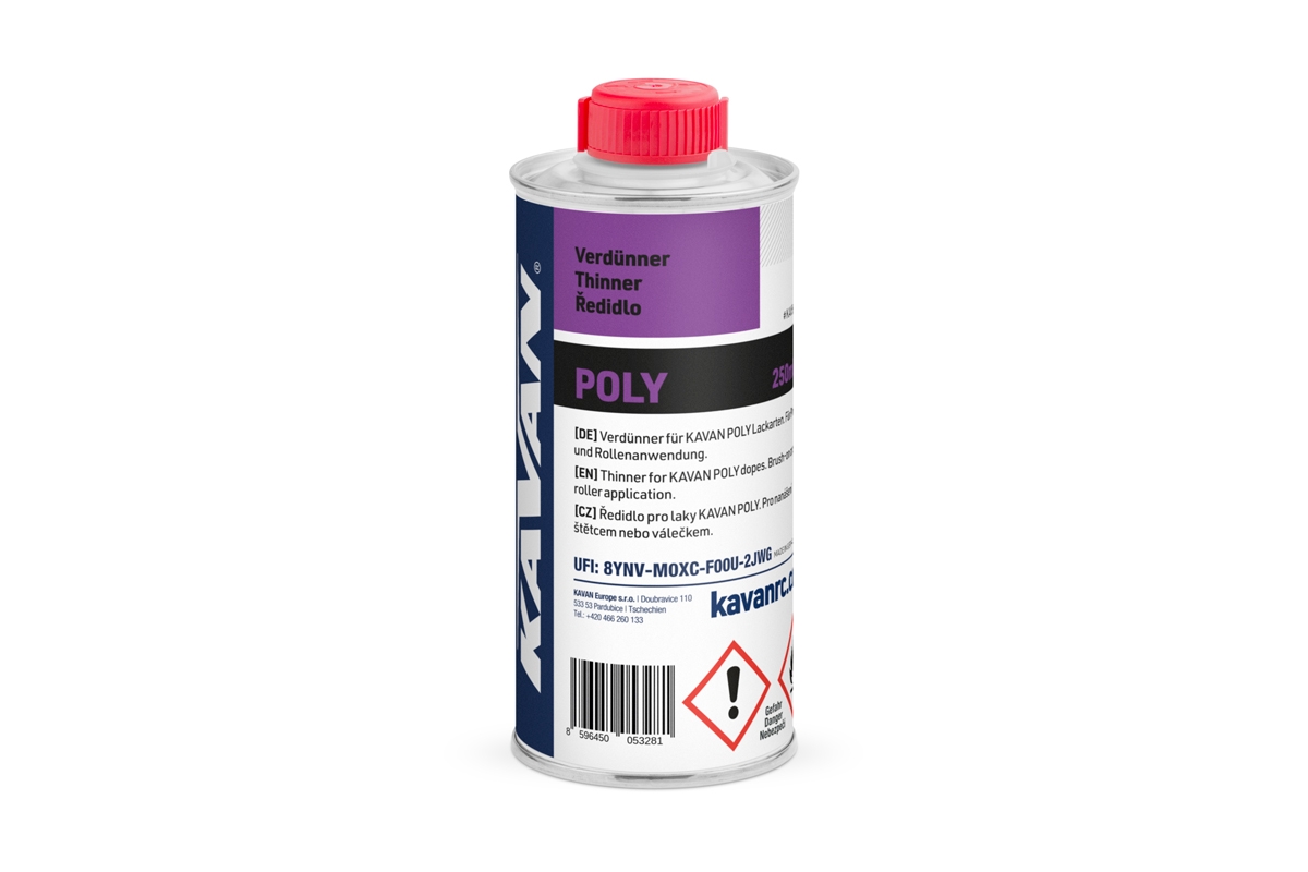 KAVAN ředidlo POLY, 250ml