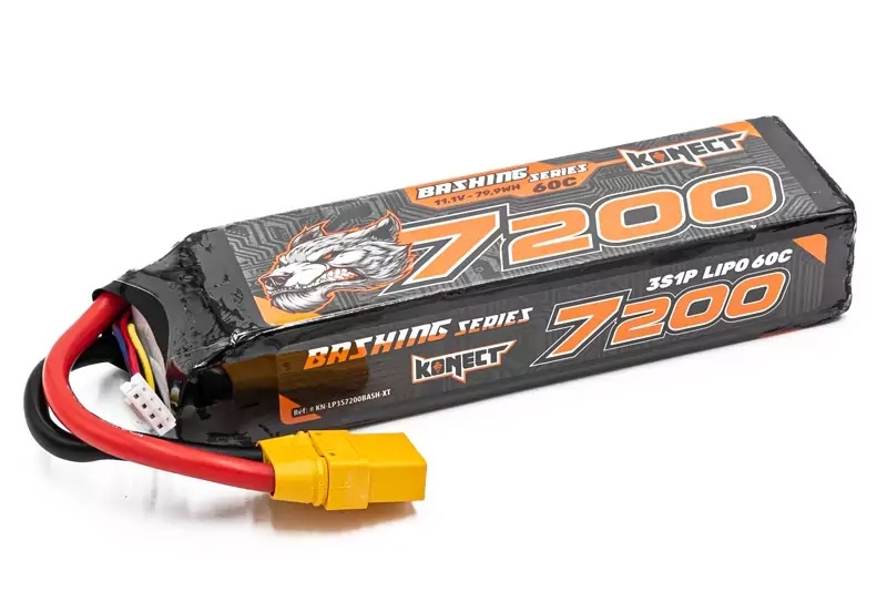 KONECT LiPo 7200mah 11.1V 60C 3S1P 79,90Wh, XT90 konektor