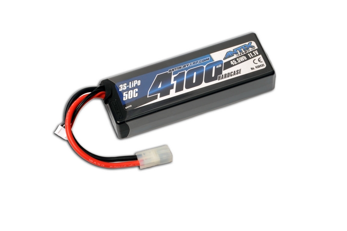 ANTIX by LRP 4100mAh - 11.1V - 50C LiPo Car Stickpack Hardcase - TAMIYA konektor | pkmodelar.cz