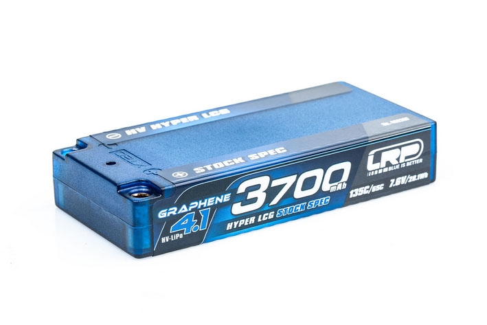 HV LCG Stock Spec GRAPHENE-4.1 3700mAh Hardcase Akku - 7.6V LiPo - 135C/65C