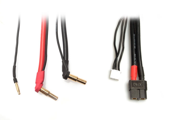 Nabíjecí kabel - 2S LiPo HARDCASE z XT60 na P4/5 včetně balančního konekt. XH