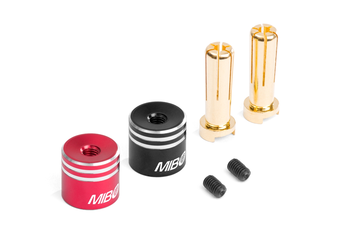 MIBO Heatsink Bullet konektory - 5mm (2ks) | pkmodelar.cz
