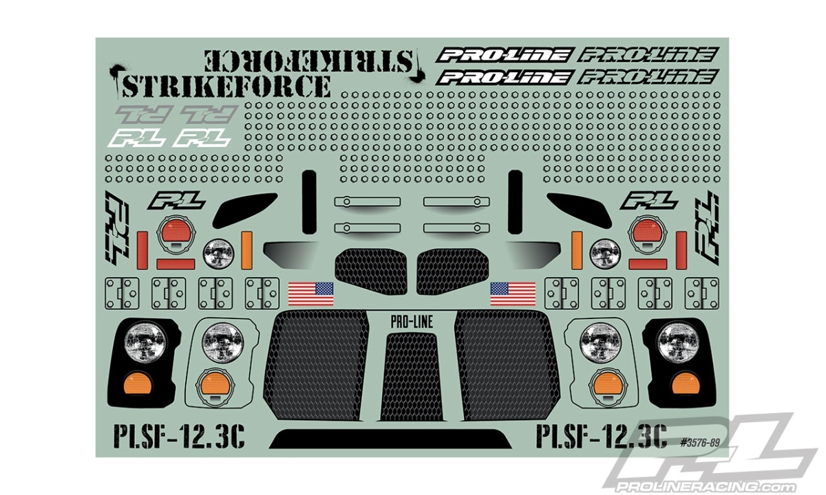 Karoserie čirá STRIKEFORCE 12.3 (313mm) | pkmodelar.cz