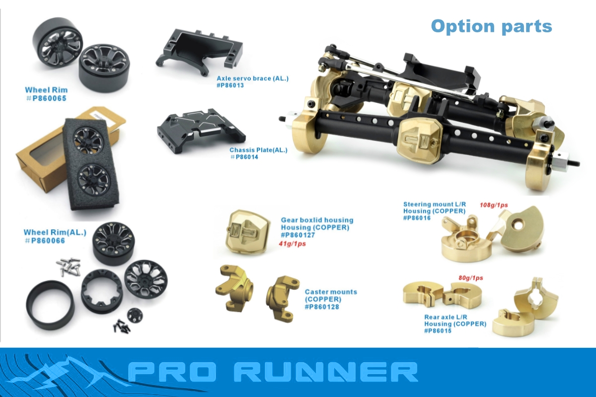 PRO RUNNER 1/10 sada 2,4GHz, Červená | pkmodelar.cz