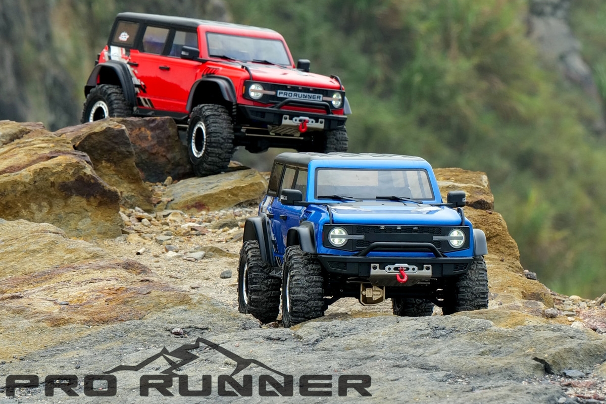 PRO RUNNER 1/10 sada 2,4GHz, Červená | pkmodelar.cz