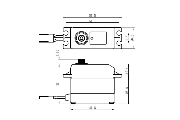 SW-0230MG+ HiVOLT WATERPROOF Digitální servo (8kg-0,13s/60°) | pkmodelar.cz