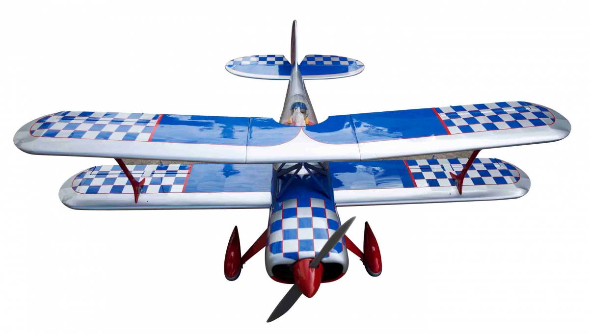 Steen Skybolt 1,55m Stříbrná/Modrá | pkmodelar.cz