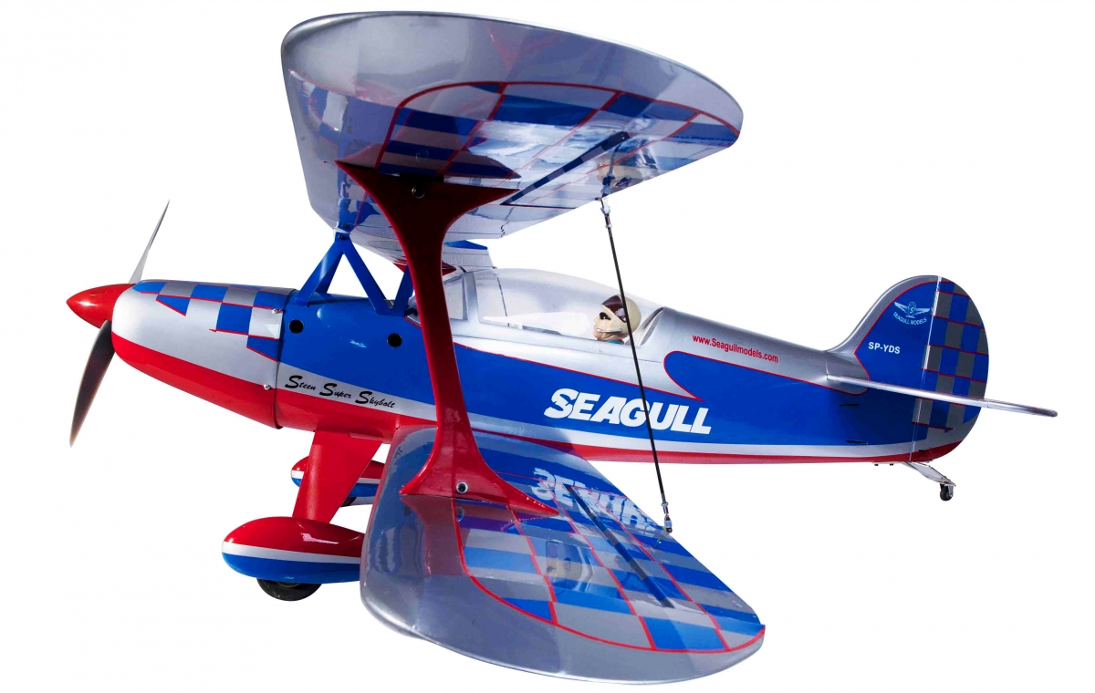 Steen Skybolt 1,55m Stříbrná/Modrá | pkmodelar.cz