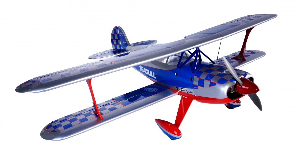 Steen Skybolt 1,55m Stříbrná/Modrá | pkmodelar.cz