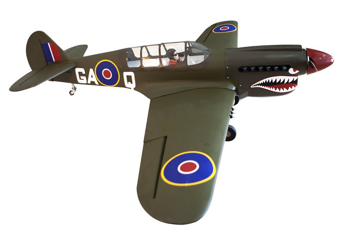 P-40N Warhawk 2,03m (Zatahovací podvozek) Sharkhead | pkmodelar.cz