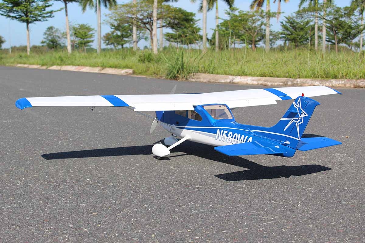 Cessna Skylane T 182 1,75m Modro/Bílá | pkmodelar.cz