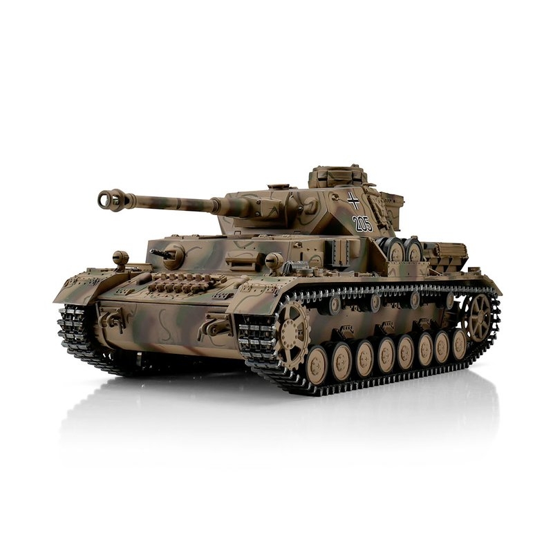 TORRO tank PRO 1/16 RC PzKpfw IV provedení G vícebarevná kamufláž - infra IR
