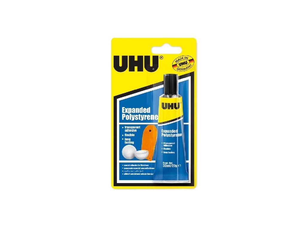 UHU Expanded Polystyrene 33ml na pěnový polystyren | pkmodelar.cz