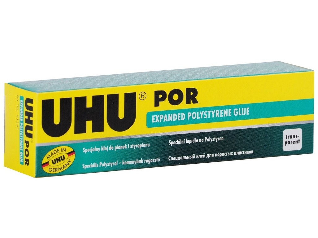 UHU POR 50ml/40g kontaktní lepidlo na pěnový polystyren | pkmodelar.cz