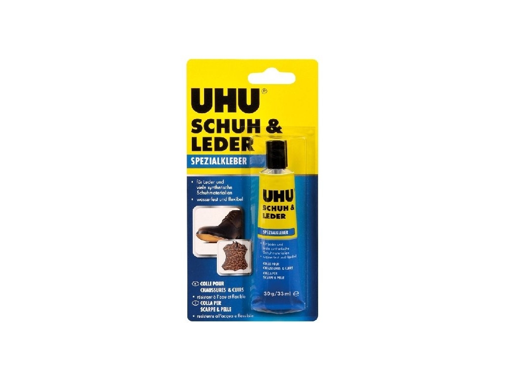 UHU Schuh und leder 33ml/30g - lepidlo na kůži, obuv