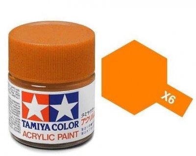 Akrylová barva Tamiya X-6 Orange 10ml