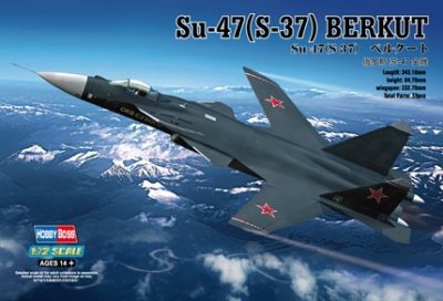 Plastikový model letadla Hobby Boss 80211 Sukhoi SU-47 Berkut 1:72