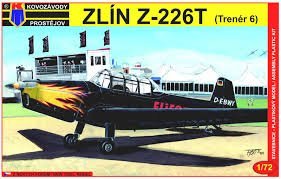 Plastikový model letadla KPM0004 Zlín Z-226T Trener 6 1:72