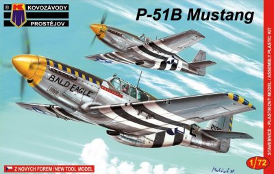Plastikový model letadla KPM0029 P-51B Mustang 1:72