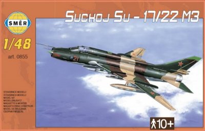 Plastikový model letadla Směr 0855 Suchoj Su-17/22 M3 1:48