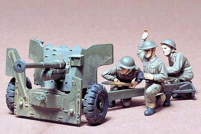 Plastikový model vojenské techniky Tamiya 35005 British 6-Pound Gun 1:35