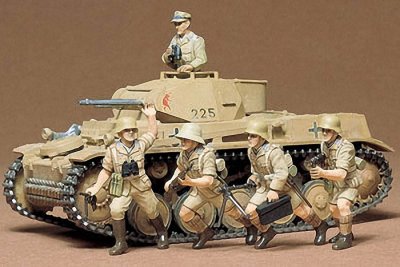 Plastikový model tanku Tamiya 35009 Pkw. II ausf. F/G Panzerkampfwagen 1:35 | pkmodelar.cz