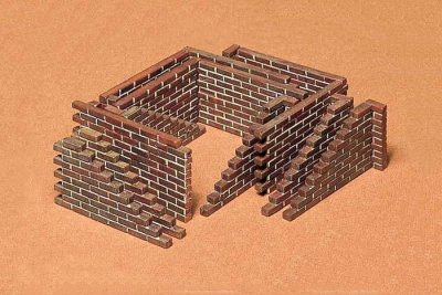 Plastikový model Tamiya 35028 Brick Wall Set 1:35 | pkmodelar.cz