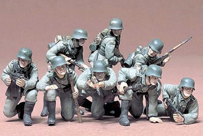 Plastikový model vojáků Tamiya 35061 German Panzer Grenadiers 1:35 | pkmodelar.cz