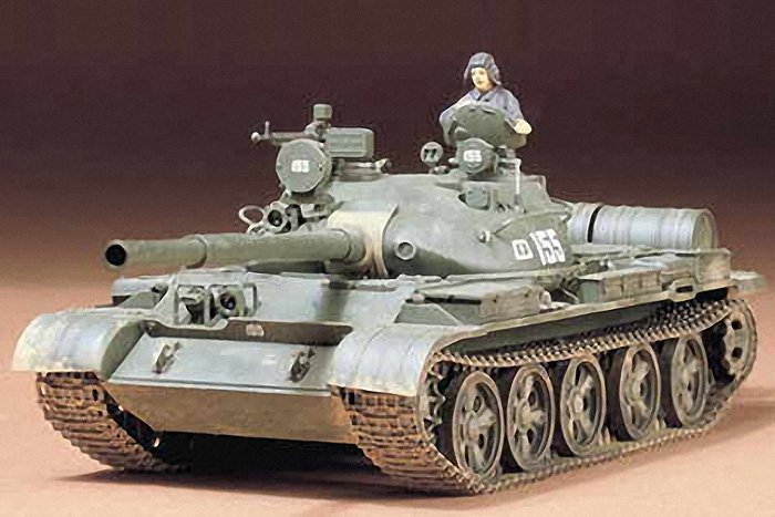 Plastikový model tanku Tamiya 35108 Russian T-62A Tank 1:35 | pkmodelar.cz