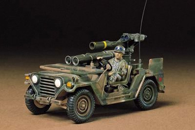 Plastikový model vojenské techniky Tamiya 35125 US M151A2 W/TOW Missle Launcher 1:35