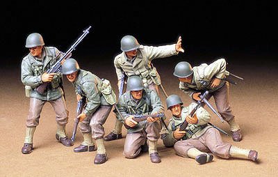 Plastikový model vojáků Tamiya 35192 US Army Assault Infantry 1:35 | pkmodelar.cz