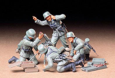 Plastikový model vojáků Tamiya 35193 German Infantry Mortar Team 1/35 | pkmodelar.cz