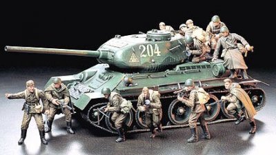Plastikový model vojáků Tamiya 35207 Russian Army Assault Infantry 1/35  | pkmodelar.cz