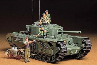 Plastikový model tanku Tamiya 35210 British Infantry Tank Mk.IV Churchill Mk.VII 1/35 | pkmodelar.cz