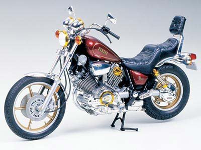 Plastikový model motorky Tamiya 14044 Yamaha VIRAGO XV 1000 1:12 | pkmodelar.cz