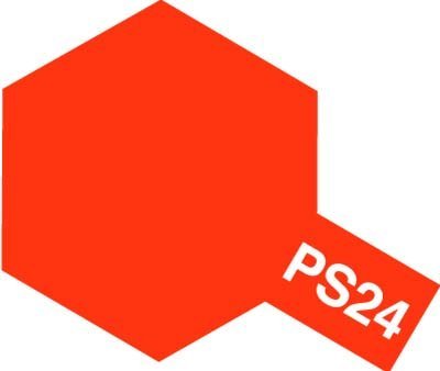 Tamiya 86024 PS24 Fluorescent Orange (fluorescenční oranžová 100ml)