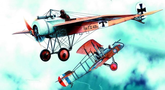 Plastikový model letadla Směr 0879 Fokker E.III 1:72 | pkmodelar.cz