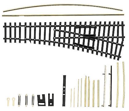 Tillig 83433 Výhybka pravá 129,5mm/15° - stavebnice | pkmodelar.cz