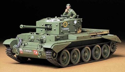 Plastikový model tanku Tamiya 35221 British Cruiser Tank Mk.VIII, A27M Cromwell Mk.IV 1:35 | pkmodelar.cz