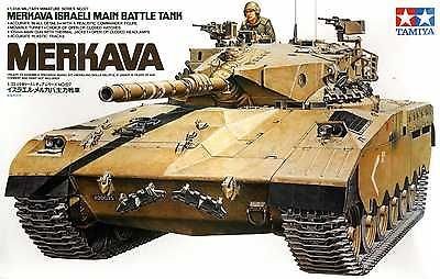 Plastikový model tanku Tamiya 35127 Israel Merkava MBT 1:35 | pkmodelar.cz